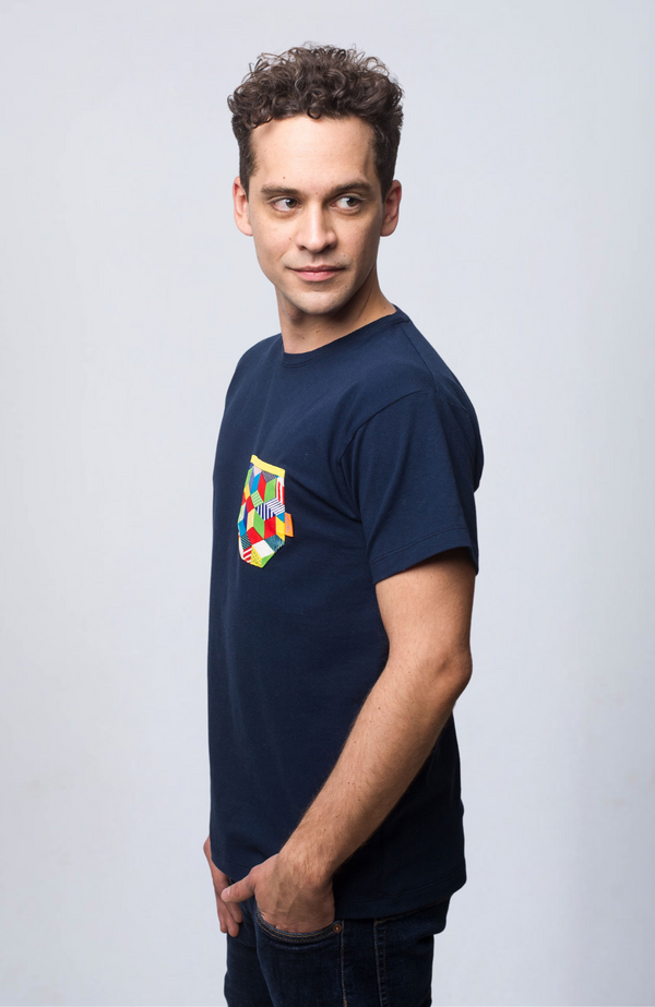 Evetke férfi pamut póló - Rubik