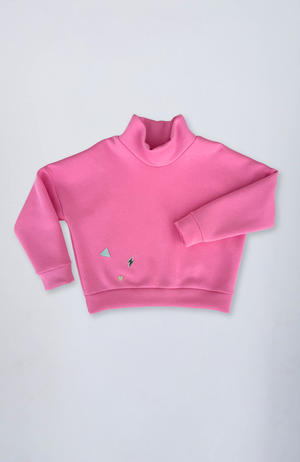 Evetke női pamut garbós laza pulcsi - CANDY2
