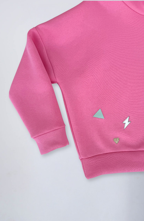 Evetke női pamut garbós laza pulcsi - CANDY5