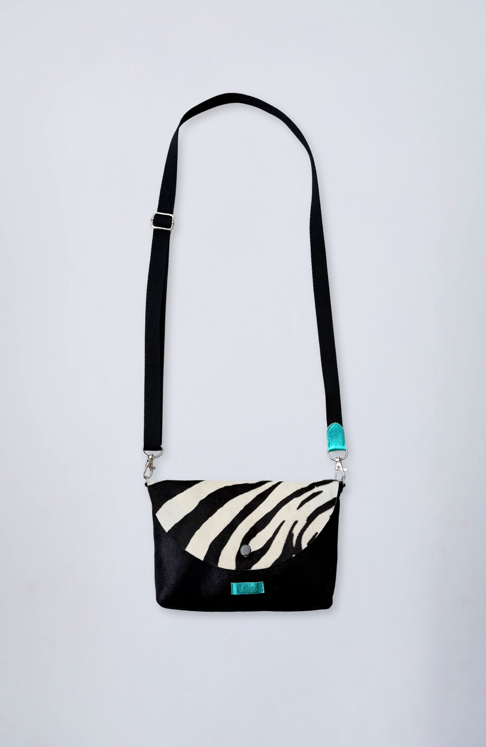 Evetke női bőr táska-ZEBRA